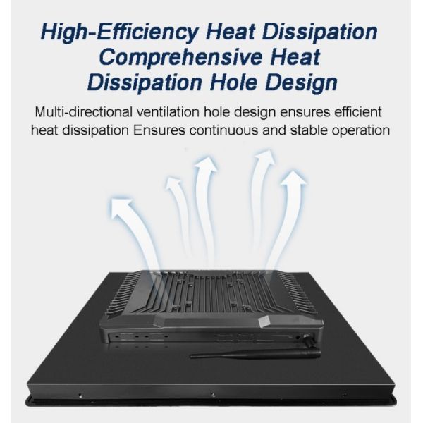 Embedded IP65 Waterproof 12.1 Inch I5 8+128g 1280*800 Rear-mount industrial touch All in One panel PCs