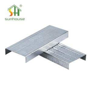 Best Aluminum Alloy Partition Wall System Zinc Coated Gypsum Board Track wholesale