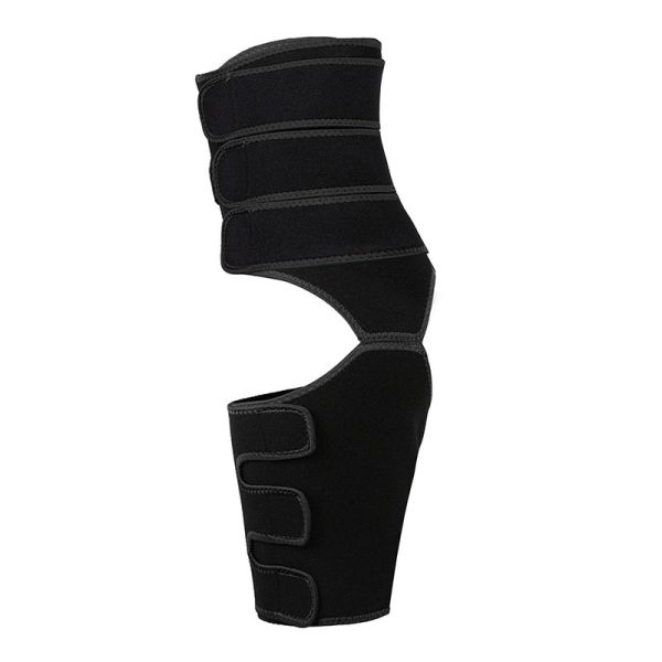 Black Elastic Band Belly And Thigh Trimmer Neoprene Booty Sculptor Thigh Trimmers