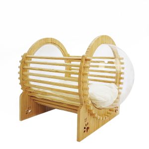 Best Capsule Wood Cat Bed House With Window wholesale