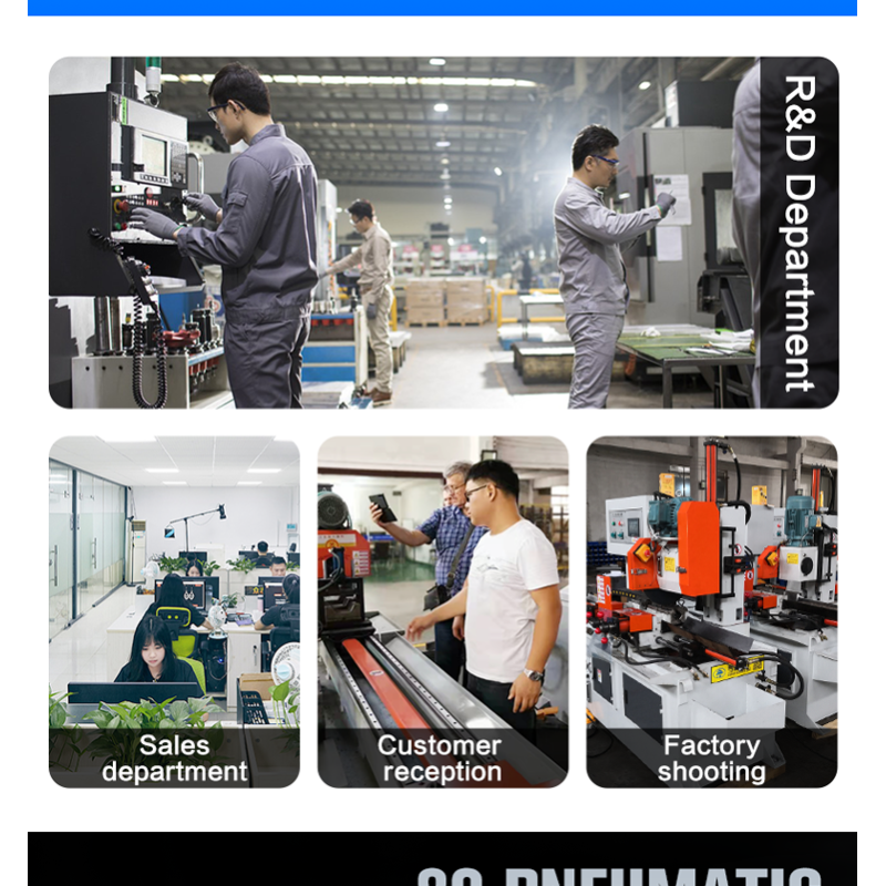 High-Precision 80 Pneumatic Single-Head Chamfering Machine Automatic Pipe Bar Feeder Construction Steel Stainless Steel