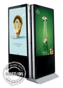 Double Sided 65 75 85 Touch Screen Kiosk With Face Recognition Camera