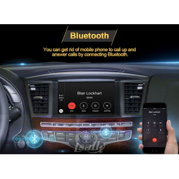 4GB PX6 Nissan Pathfinder Android Car Audio Interface with CarPlay, Android Auto,NetFlix for Armada