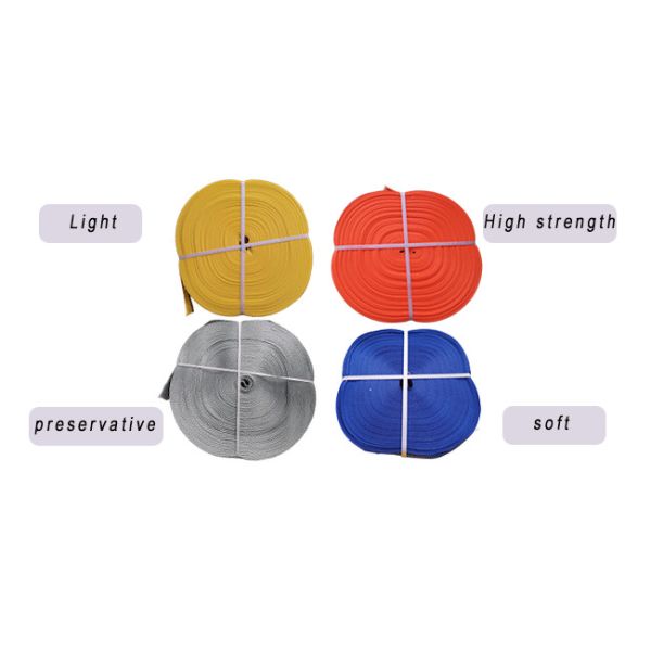 Durable Flat Polyester Webbing Roll EN1492-1 Standard Corrosion Resistant