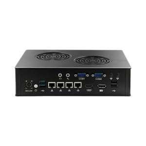 China Windows 11 Pro Industrial Mini PC Intel Xeon-D D-1581 Computers 4 LAN Dual Video HDMI DP 4K on sale