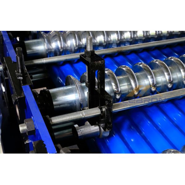 838mm Siemens PLC Corrugated Sheet Rolling Machine 20m/Min