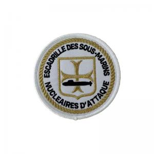 China Durable Washable Custom Embroidered Patches Velcro Backing on sale