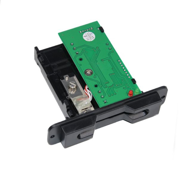 Black Bezel Magnetic Stripe Card Reader Half Insertion For Slot Machine