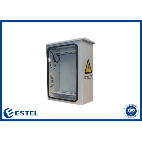 19 Inch Rack Weatherproof Enclosure Box powder coating Galvanized Steel