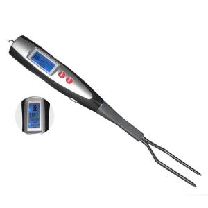 Best Durable Meat Probe BBQ Meat Thermometer / Digital Food fork Thermometer With LCD Digital Screen wholesale