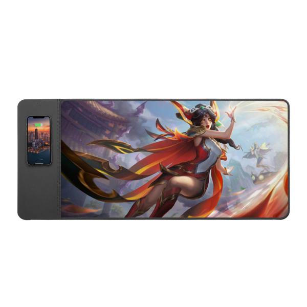 Cheap Custom Personalized Logo Printed Wireless Mouse Mouse Pad Charger Giant Waterproof 15w for sale
