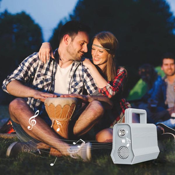 Portable Mini Solar Power Lighting System Kits LED Bulbs With Music Speaker