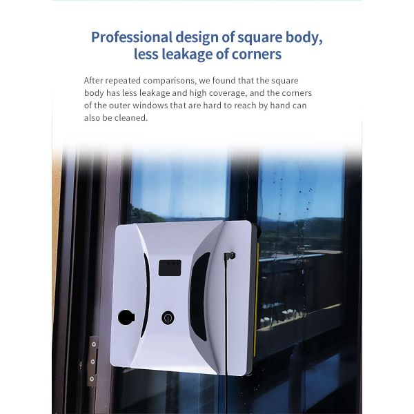 40ML Glass Vacuum Cleaner 110V - 240V Automatic Window Cleaner Robot