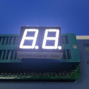 Easy Assembly 2 Digit 7 Segment Led Display , Seven Segment Led Display Ultra Bright White