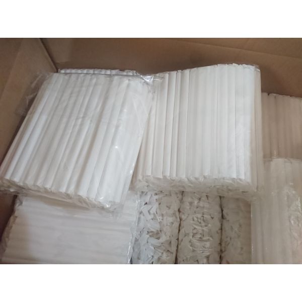 Customized Smoothie Bagasse Drinking Straws Sugarcane Fiber Environmentally Friendly Material Bagasse Straws