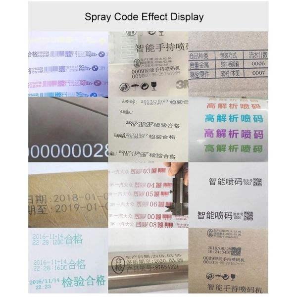 Handheld Inkjet Printer for Portable Data Code and Logo Printing 50M/MIN Print Speed