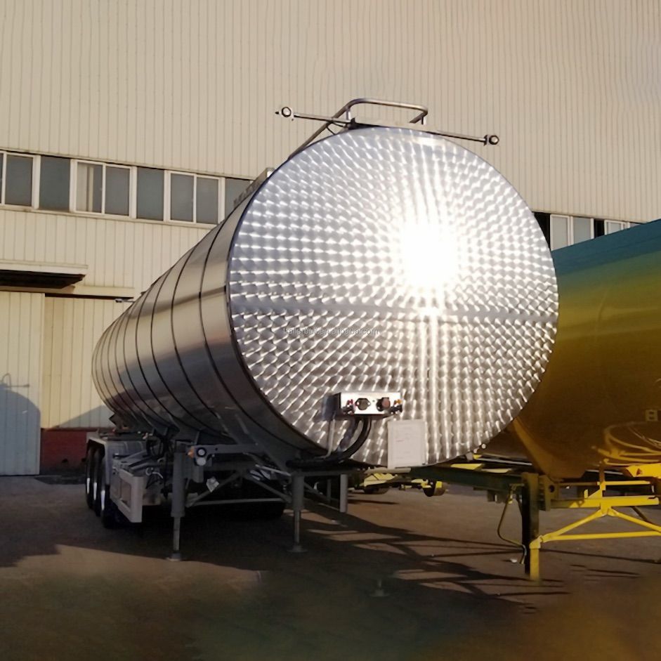42000L Insulated Aluminum Tanker Semi Trailer