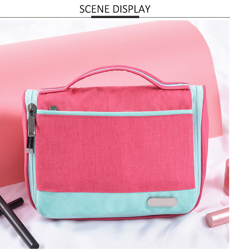 Waterproof Oxford Hanging Cosmetic Bag Makeup Tote Bag For Women