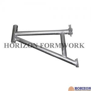 China Q235 Steel Pipe Ringlock Scaffolding System Scaffold Board Brackets 0.65m Width on sale