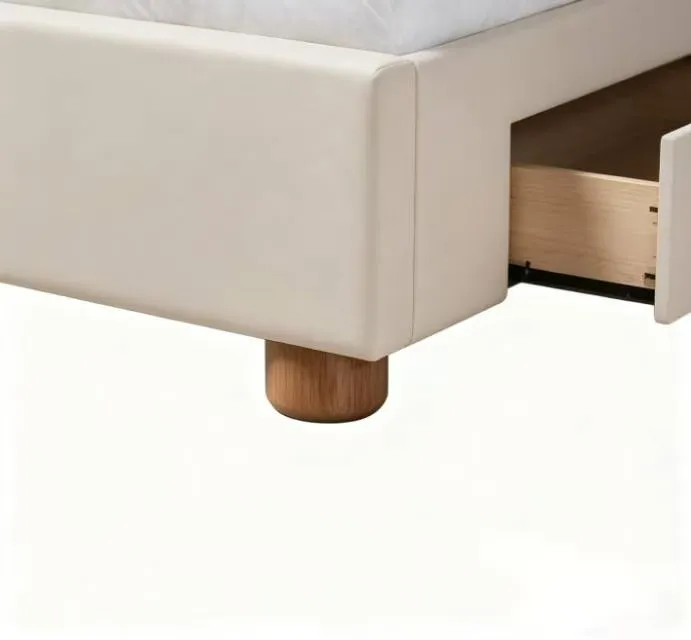 Durable Bed Frame with Generous Drawer Storage