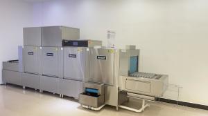 China Automatic Flight Type Conveyor Dishwasher OEM Commercial Pass Through Dishwasher on sale