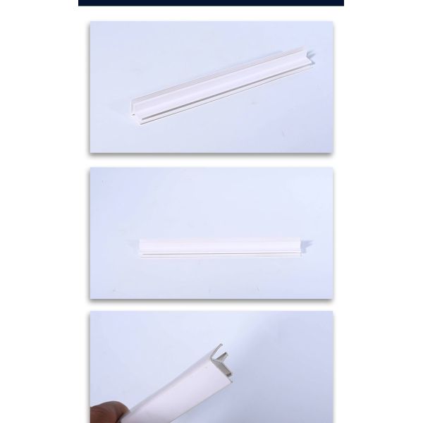 Decoration Plastic Profile Graphic Pvc Extruded Profiles Red L Angle Profile