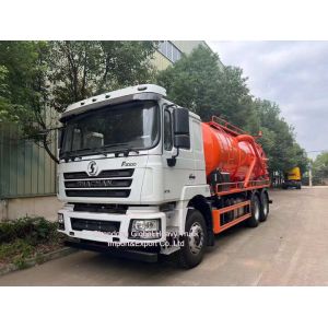China Shacman F3000 6X4 Sewage Suction Truck 20 Cubic Meters Volume 300HP on sale