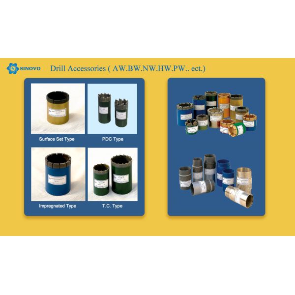 Spindle Crawler water well and Core Drilling Rig XYC-3B Drilling Diameter 75 - 800mm, max drilling depth 600m