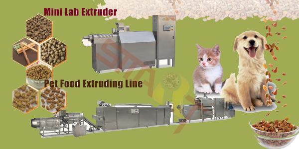 Cheap Automatic Dry Dog 200kg / H Pet Food Extruder Machine for sale