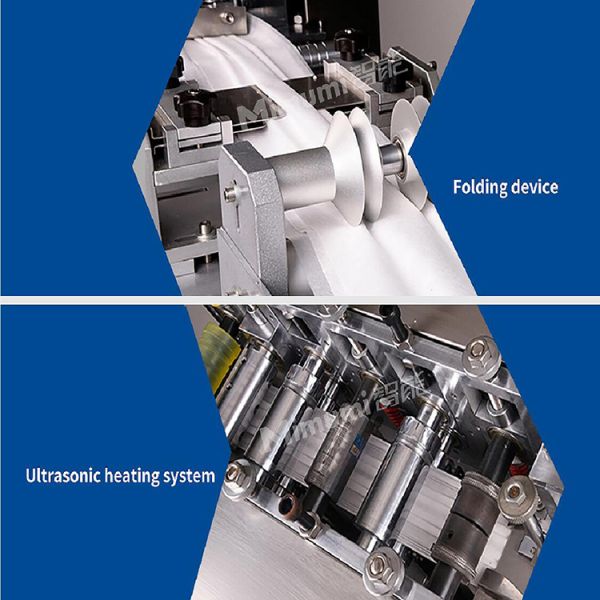 8.5kw Non Woven Face Mask Making Machine / Surgical Mask Machine