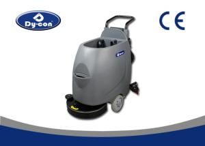 Huge Tank Manual Electric Floor Brush Scrubber Dryer Machine Unique Compact Design