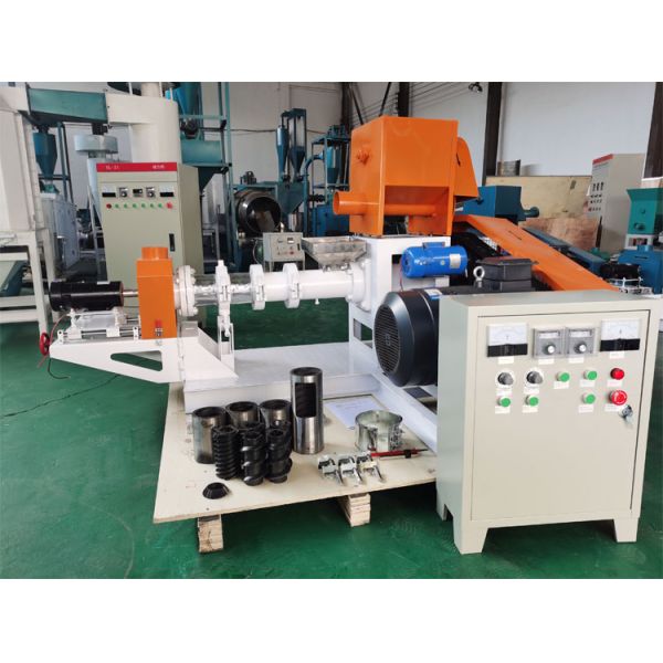 Screw Diameter 80MM Fish Feed Extruder Machine , Fish Feed Machine Manufacturing Machinery