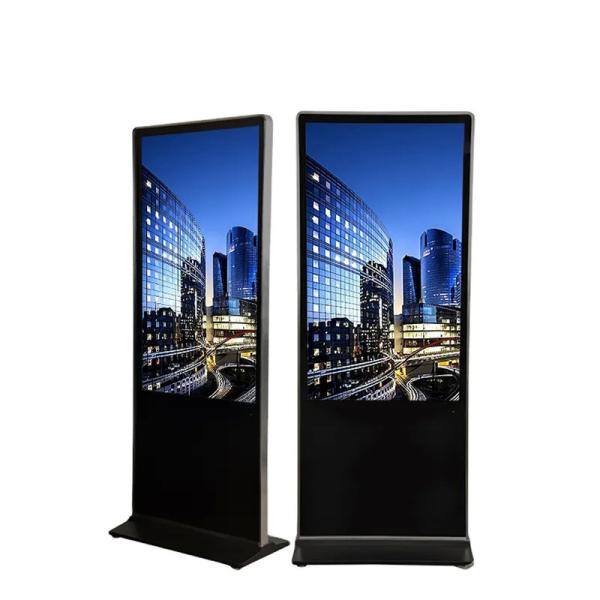 Cheap 450cd/M2 LCD Floor Standing Digital Signage For Supermarkets Restaurants for sale