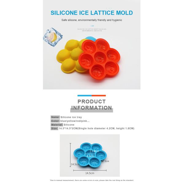 Easy Release Silicone Ice Cube Tray