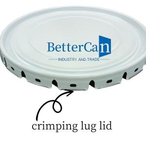 Best Custom Tin Accessories 0.30mm Metal Lug Lids With Spouts Auto Stamping Machine wholesale