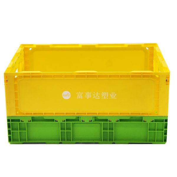 29L Folding Plastic Crates Heavy Duty Stackable Collapsible Plastic Storage Crates