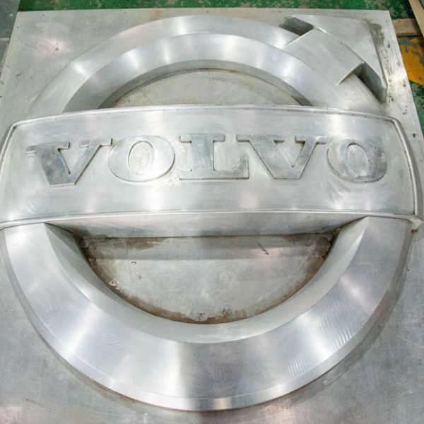 led backlit car logo and name for exhibition