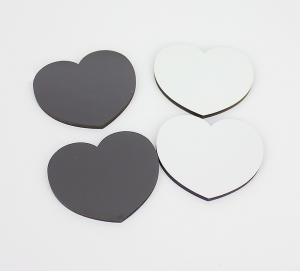 Best Wholesale Heart Shape 60x54mm Sublimation Blank Fridge Magnet for Household Appliances Decorating Accessories wholesale