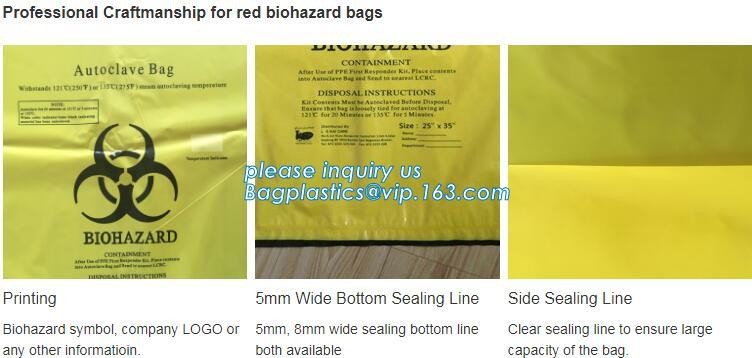 Bio-Medical Hazardous Waste bag, Bio-Hazard Specimen pouch Printed Medical Mart, Biological Waste Management