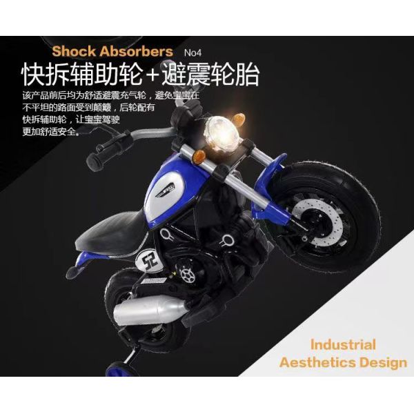 Customization 6 Volt Power Wheels Motorcycle Three Speed Multiple Color