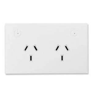 Best Smart Wall Switch Socket 16A Au 2ac Outlet Supports Google Voice Tuya Remote Connection With SAA Rohs wholesale