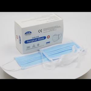 Best Ce Approval Disposable Medical Face Mask 3 Ply Earloop Bfe 98% wholesale