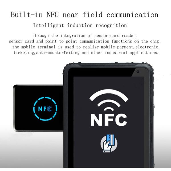 8 Inch IP67 450Nits Rugged Industrial Handheld PDA Android 9.0