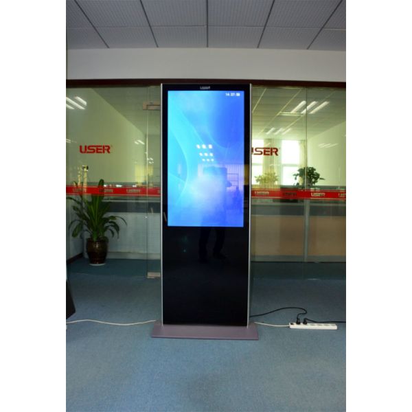 HD Shopping Mall Digital Interactive Board Anti - Theft Interactive Signage Display