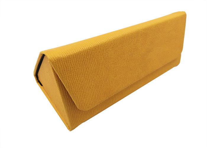Portable Handmade Custom Sunglass Case Embossed Leather Material