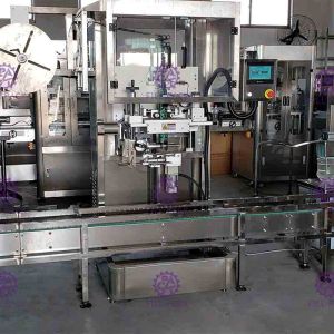 2000BPH Automatic Sleeve Labeling Machine PLC Control