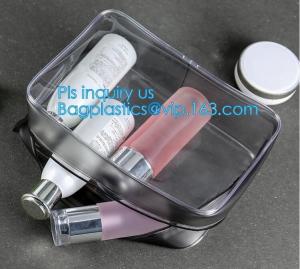 Best makeup bag mini clear PVC cosmetic bag, PVC makeup Bag Pouches Tote Clear Transparent Cosmetic Travel Bag, carry, handle wholesale