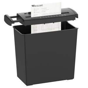 5 sheets A4 mini paper shredder machine for home and office use with 10L Bin S606B