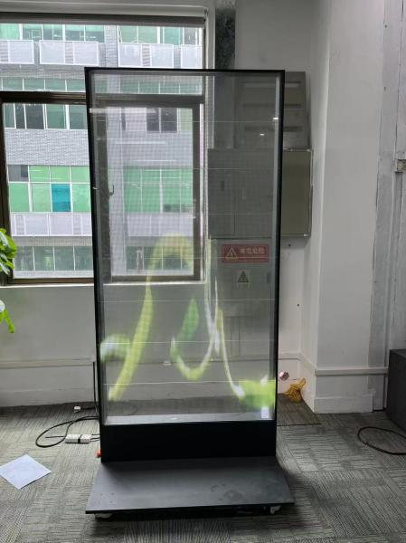 Cheap Flexible Transparent LED Display Crystal LED Display For Interactive Advertising for sale