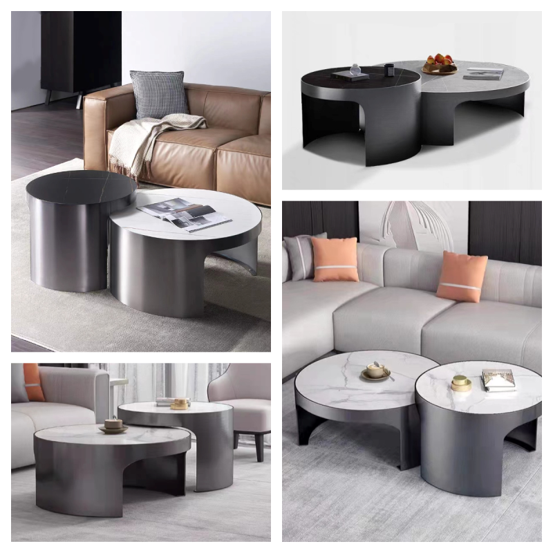 Luxurious And Elegant Nature Nordic Ceramic Marble Coffee Table